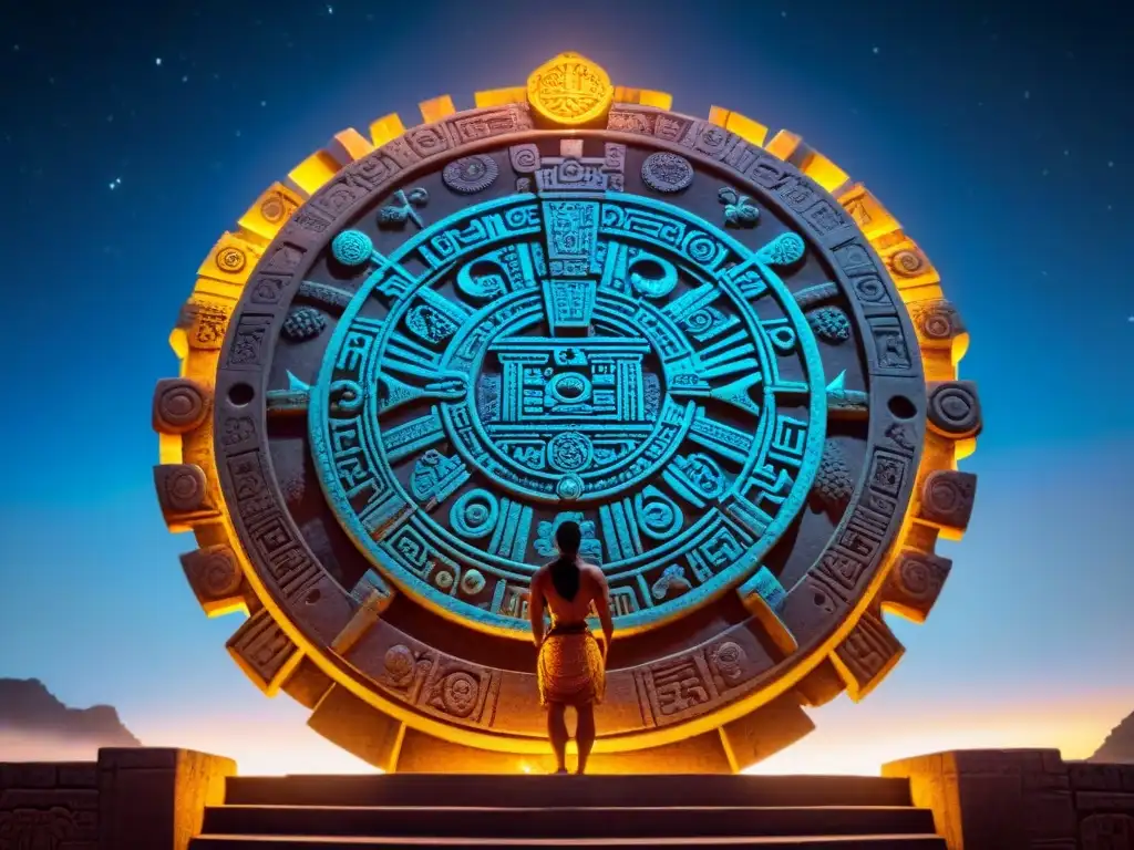 Alineaciones astronómicas que guiaban la civilización maya, con calendario de piedra iluminado por la luna