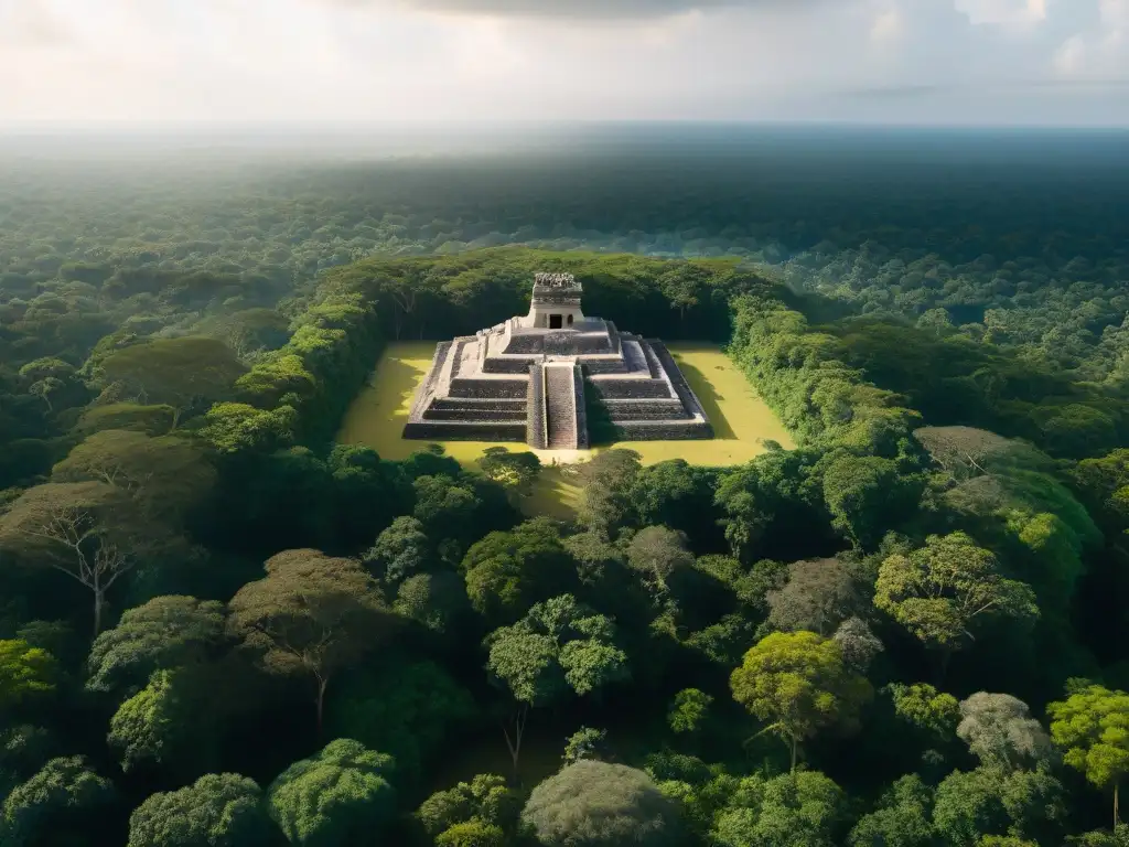 Explora la arqueología de campos de batalla mayas entre ruinas y estructuras defensivas en la densa selva