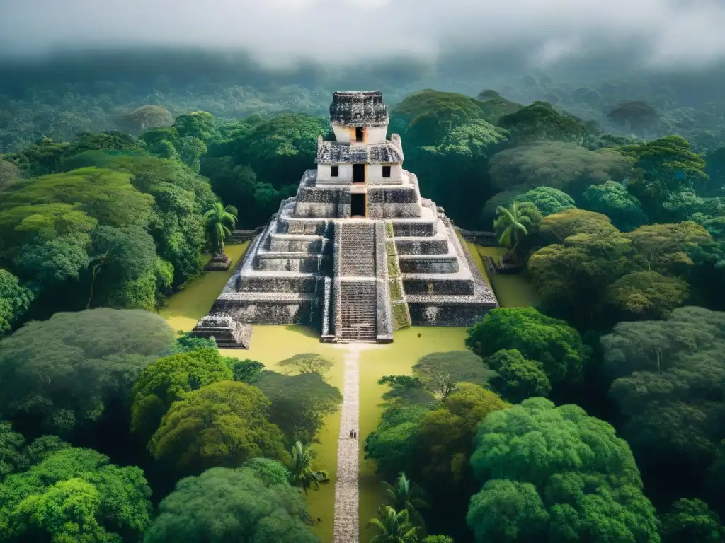 Exploración arqueológica de ruinas mayas con tecnología de Big Data en la selva