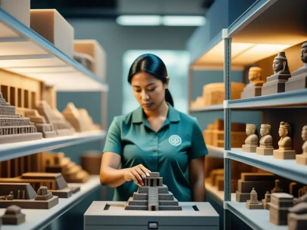 Arqueólogos replican arte maya con tecnología 3D Arqueólogos replicando pasado maya con tecnología 3D, fusionando historia y educación