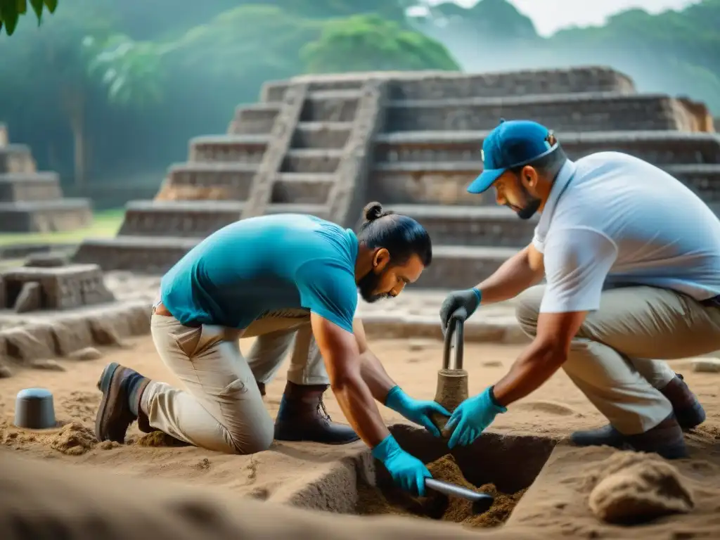 Arqueólogos usando tecnología aplicada descubren tesoros mayas