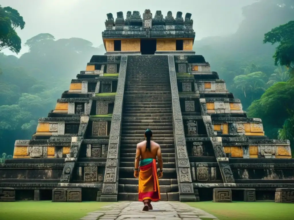 Explora la arquitectura maya en Copán a través de intrincadas esculturas y jeroglíficos en piedra