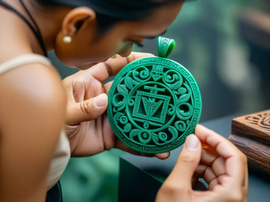 Artesanías mayas: cultura viva en tiempo real, tallando jade con maestría ancestral