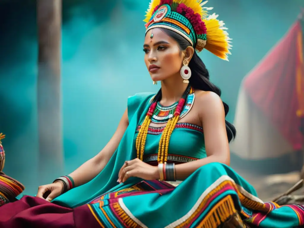 Artesanos mayas crean vestimenta tradicional con técnicas antiguas y textiles vibrantes, mostrando la herencia cultural en la actualidad