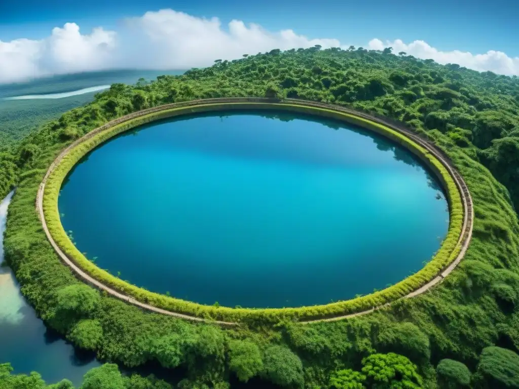 Asombroso sistema de gestión del agua de la civilización maya, con chultunes y aguadas entre vegetación exuberante