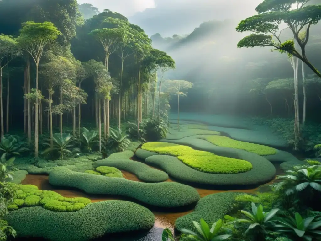 Un bosque maya exuberante refleja la reforestación con impacto en el agua