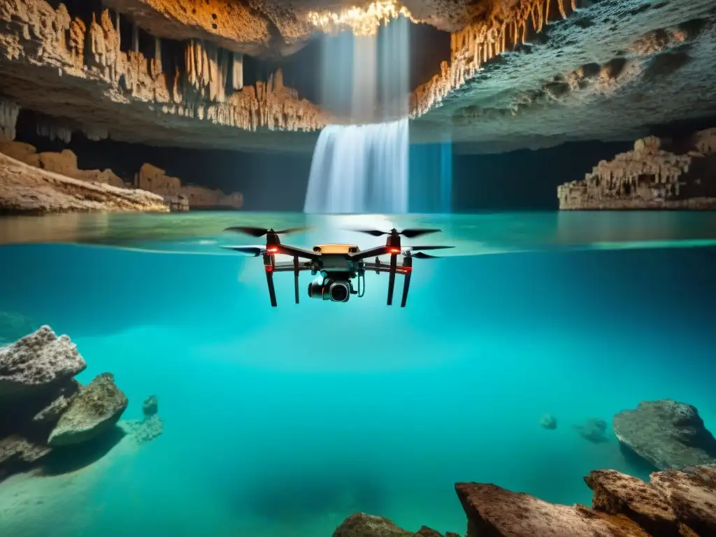 Exploración robótica en cenote maya revela artefactos antiguos bajo el agua