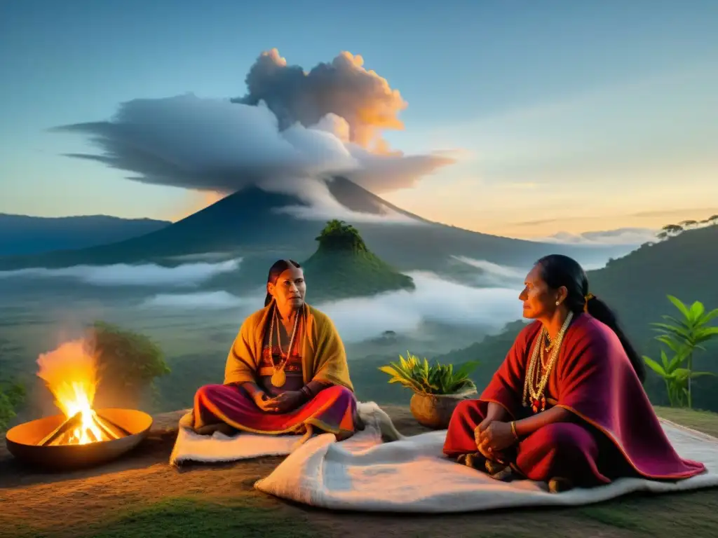 Ceremonia de curanderismo maya en las tierras altas de Guatemala: sanación con medicina tradicional y conexión espiritual