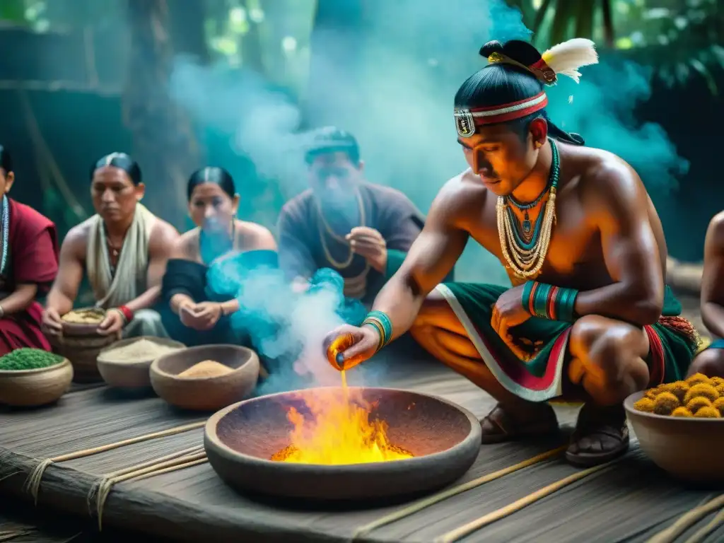 Ceremonia maya del balché: ingredientes recolectados en la selva, fermentación y comunidad ansiosa