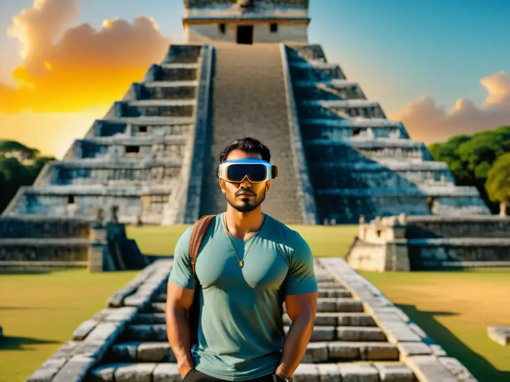 Explorando Chichén Itzá con apps de realidad aumentada, fusionando el pasado y el futuro