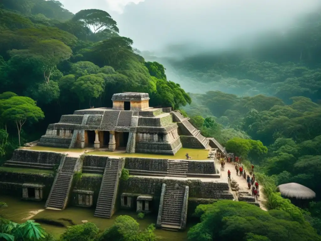 Descubriendo la Ciudad Perdida Mayas: Equipo de arqueólogos excavando ruinas antiguas en la selva de Calakmul