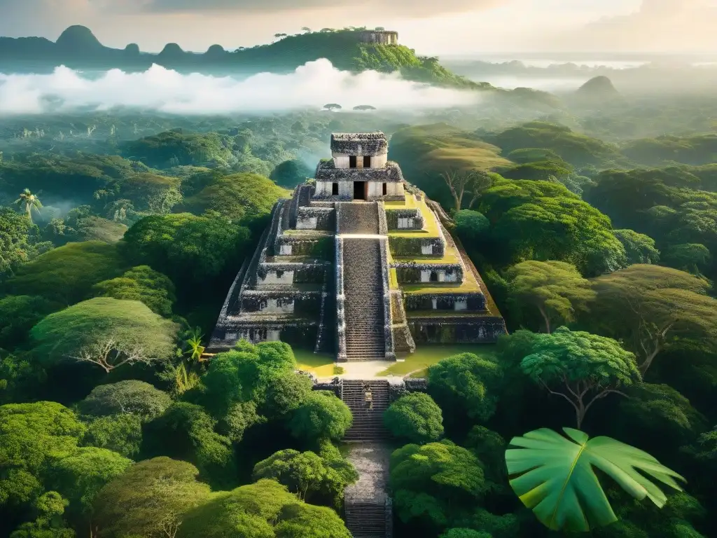 Descubre las ciudades mayas ocultas en la selva, entre ruinas antiguas y exuberante vegetación