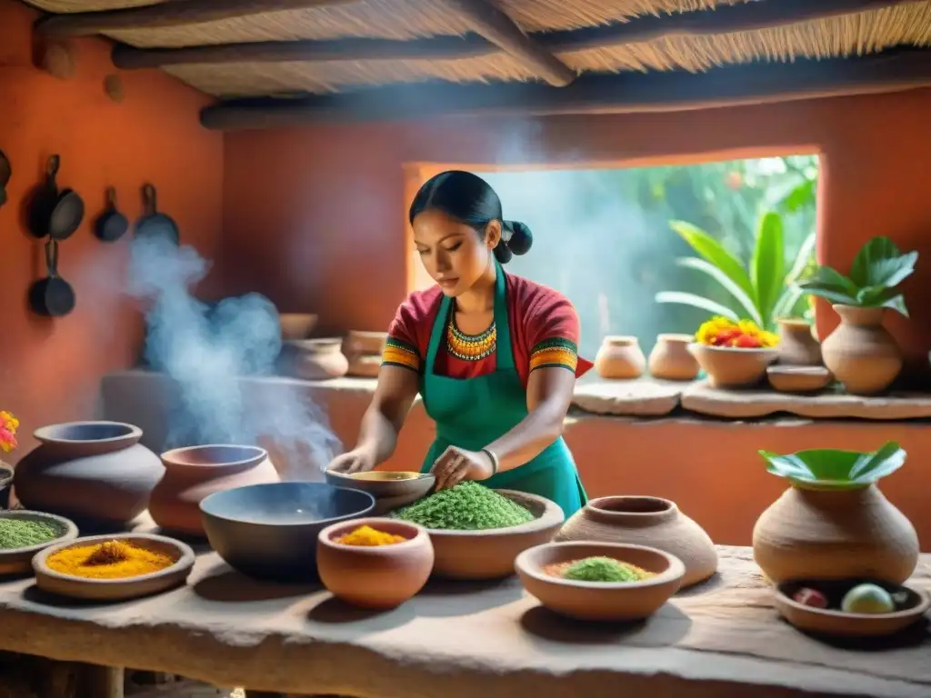 Cocina maya ancestral: tradición y color en la selva Una cocina maya ancestral con recetas tradicionales en la actualidad