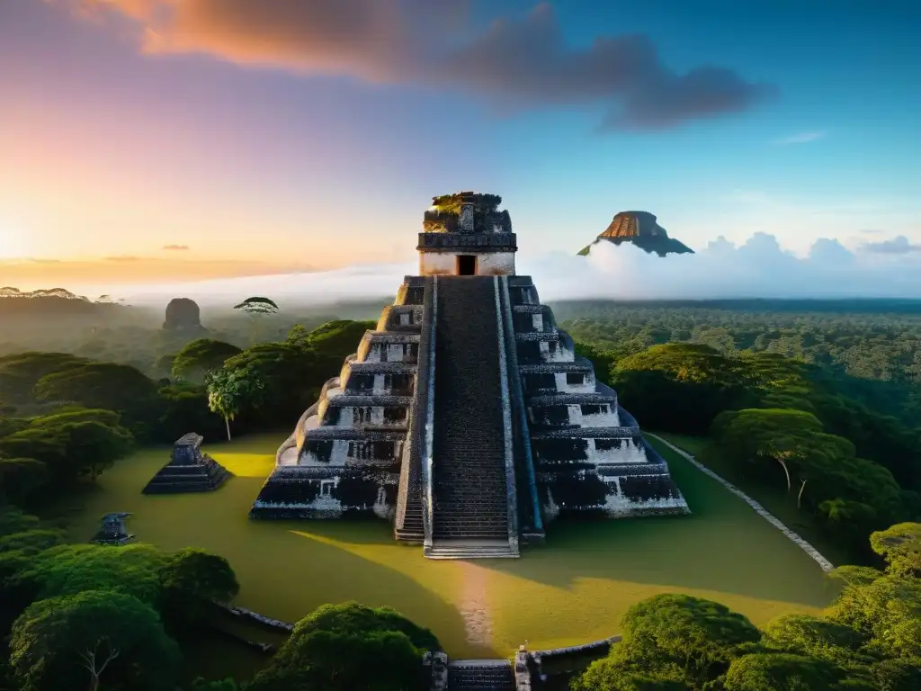 Competencia astronómica en Uaxactún: observatorio maya detallado rivalizando con Tikal bajo el cielo estrellado