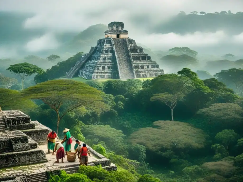 Comunidad maya preservando sitio histórico, Protección de sitios mayas por comunidades