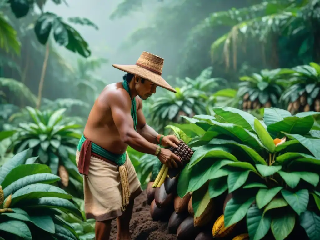 Cultivo ancestral de cacao por mayas en la jungla: Importancia cultural del cacao