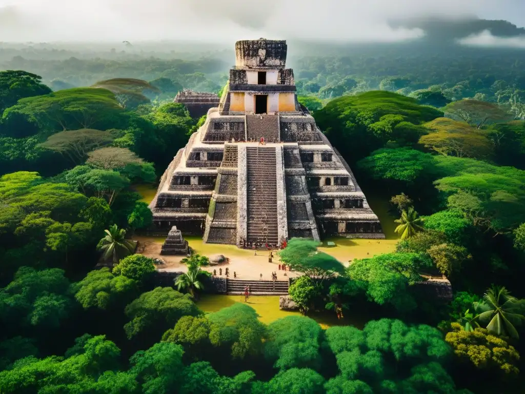 La decadencia de la civilización maya: arqueólogos descubren secretos antiguos en un templo rodeado de selva exuberante