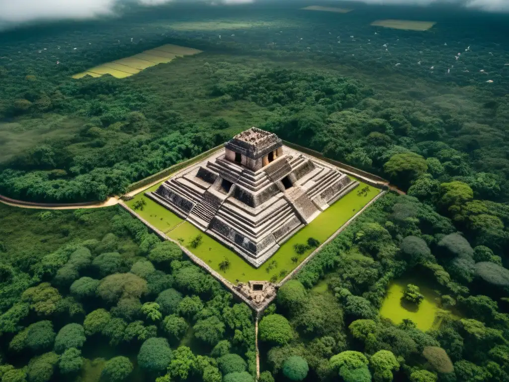 Detallada imagen de asentamientos mayas desde satélite revela la grandeza y planificación urbana de esta antigua civilización