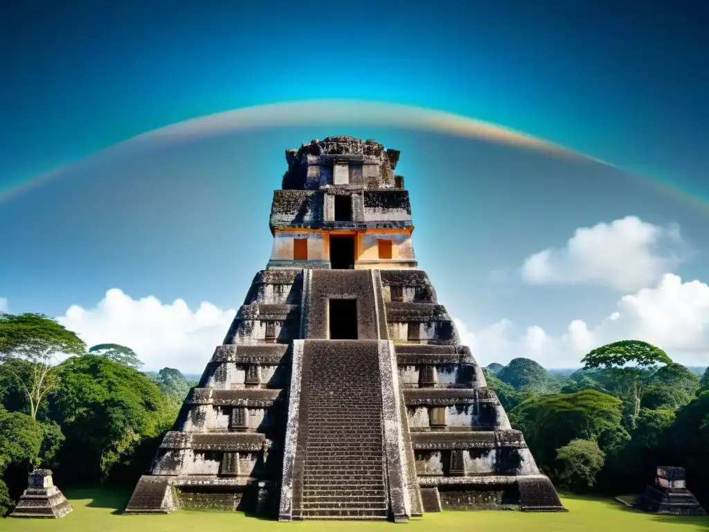 Detalle de la competencia astronómica entre Uaxactún y Tikal, reflejando sus tradiciones y diferencias arquitectónicas