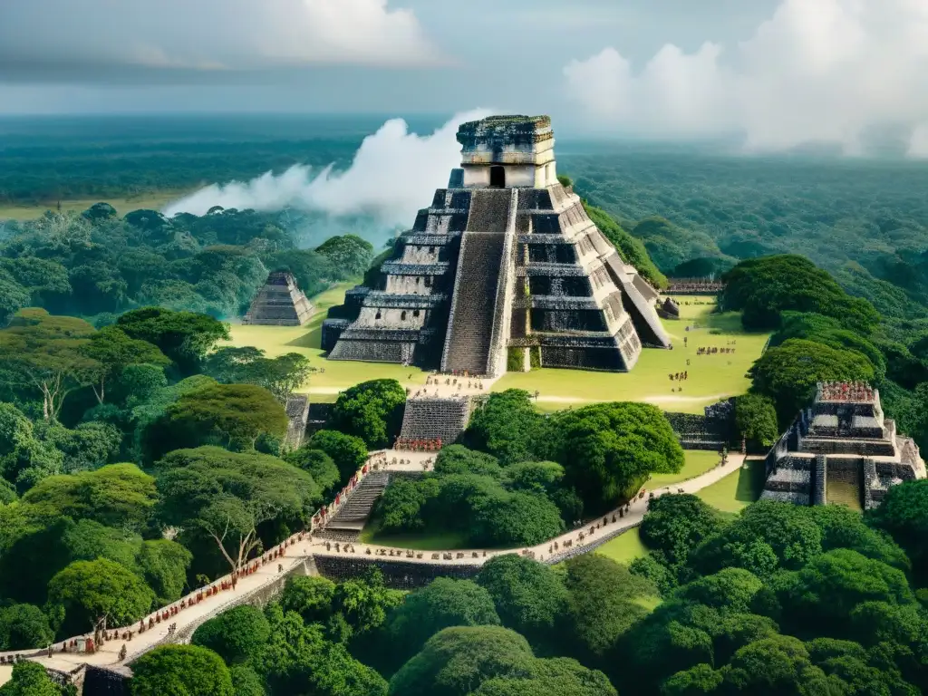 Detalle excepcional del mapa estratégico de Tikal, revelando tácticas de guerra mayas