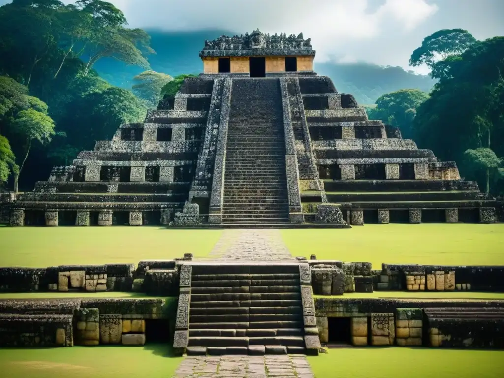 Detalles arquitectura maya en estelas de Copán y Quiriguá, reflejando la maestría cultural y educativa de esta civilización