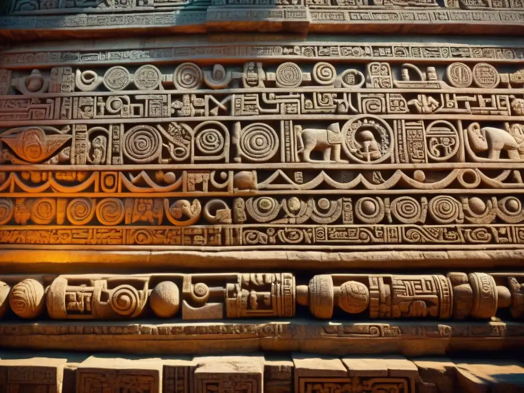 Detalles astronómicos y espirituales en templo maya iluminado por el sol