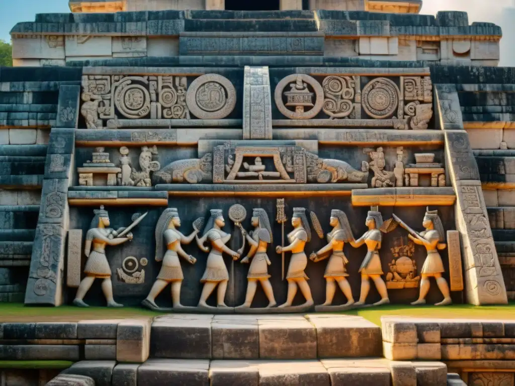 Detalles astronómicos en la civilización maya: esculturas detalladas en Chichén Itzá