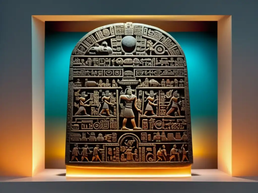 Estela maya de Piedras Negras: arte ancestral en detalle Detalles de estela maya en Piedras Negras, significado estelas piedras negras