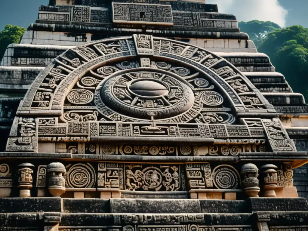 Detalles de las estructuras Mayas para observar eclipses, reflejando su conocimiento astronómico