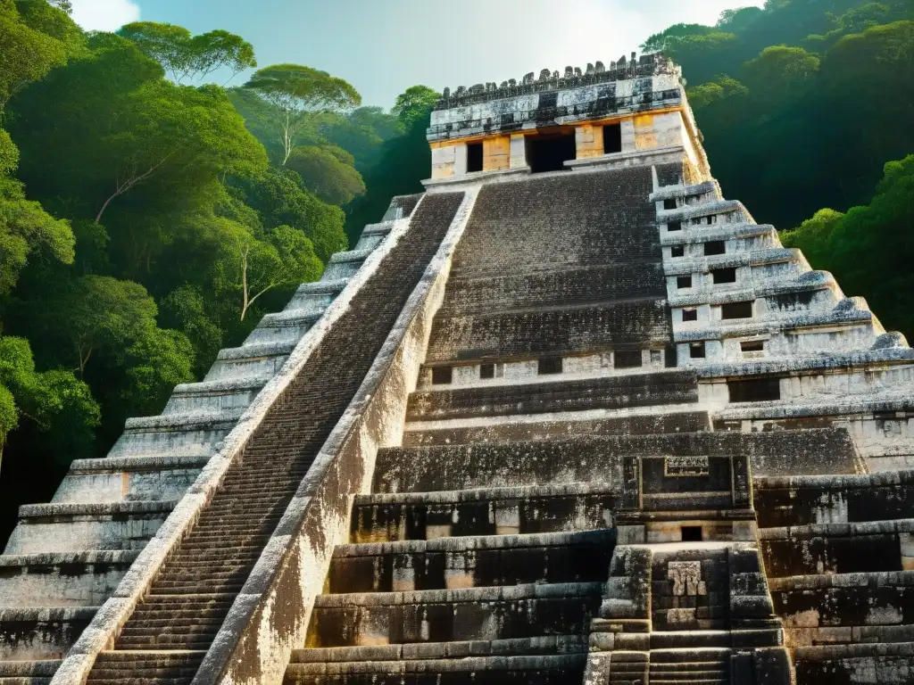 Detalles históricos de la pirámide maya en Calakmul Virtual, turismo cultural en Calakmul Virtual