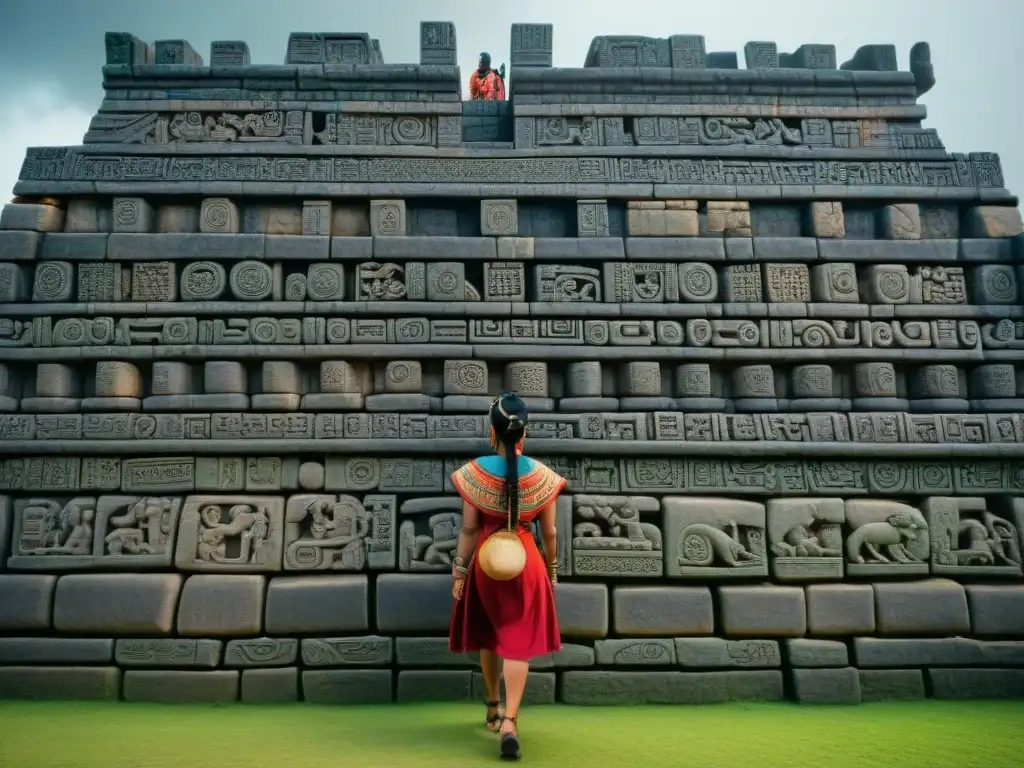 Detalles impresionantes de la construcción Maya con Técnicas de construcción mayas innovadoras