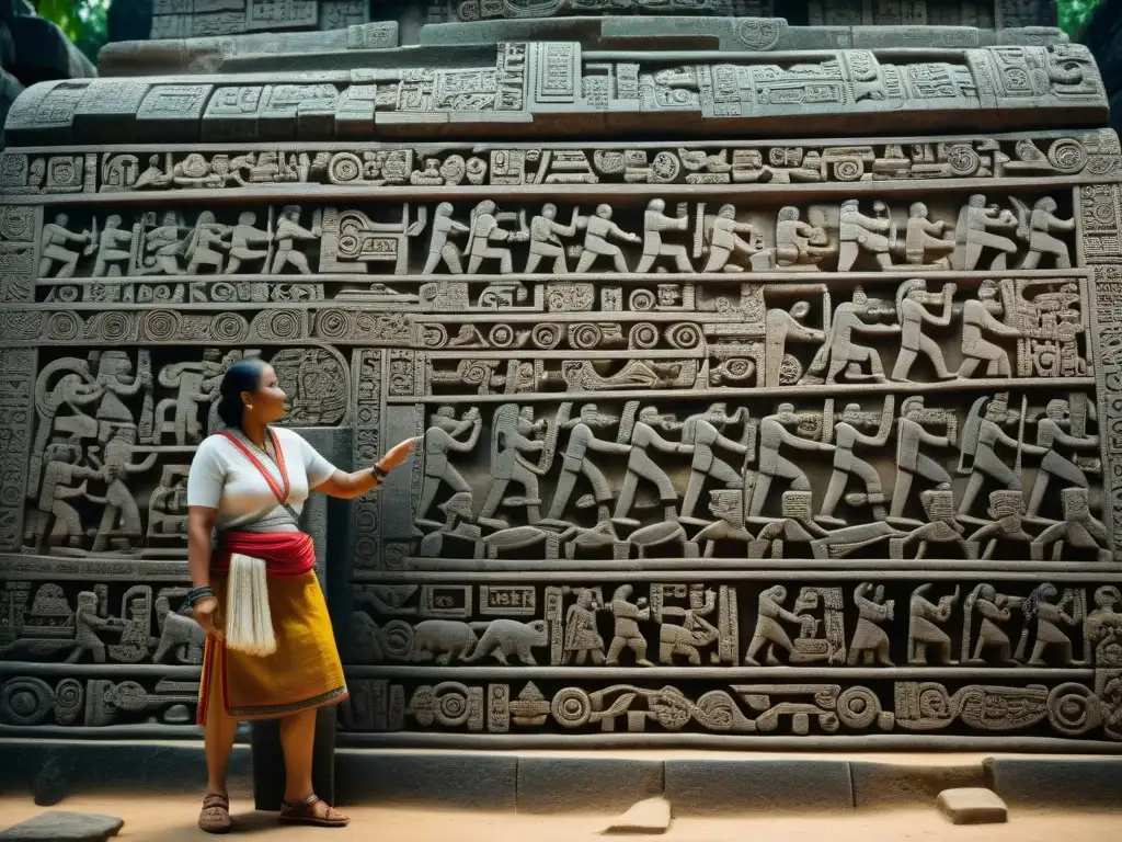 Detalles impresionantes de las estelas mayas en Quiriguá, turismo cultural en Guatemala