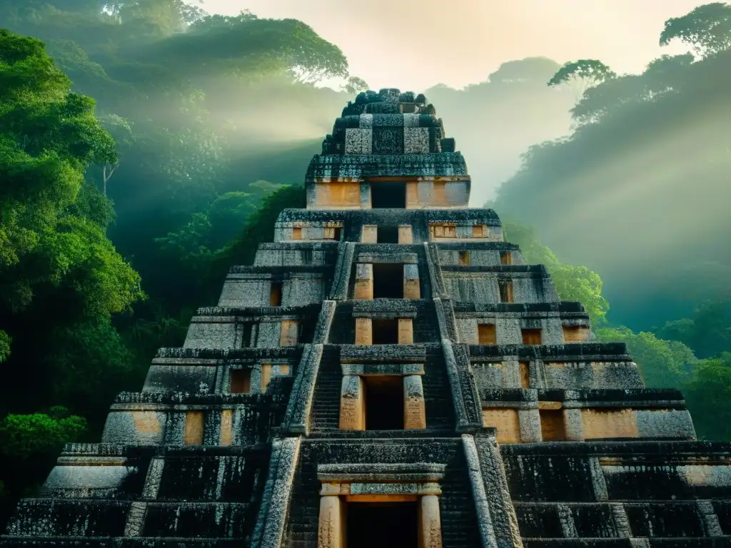 Detalles impresionantes de las estructuras de piedra en Cobá, evocando el turismo cultural en Cobá