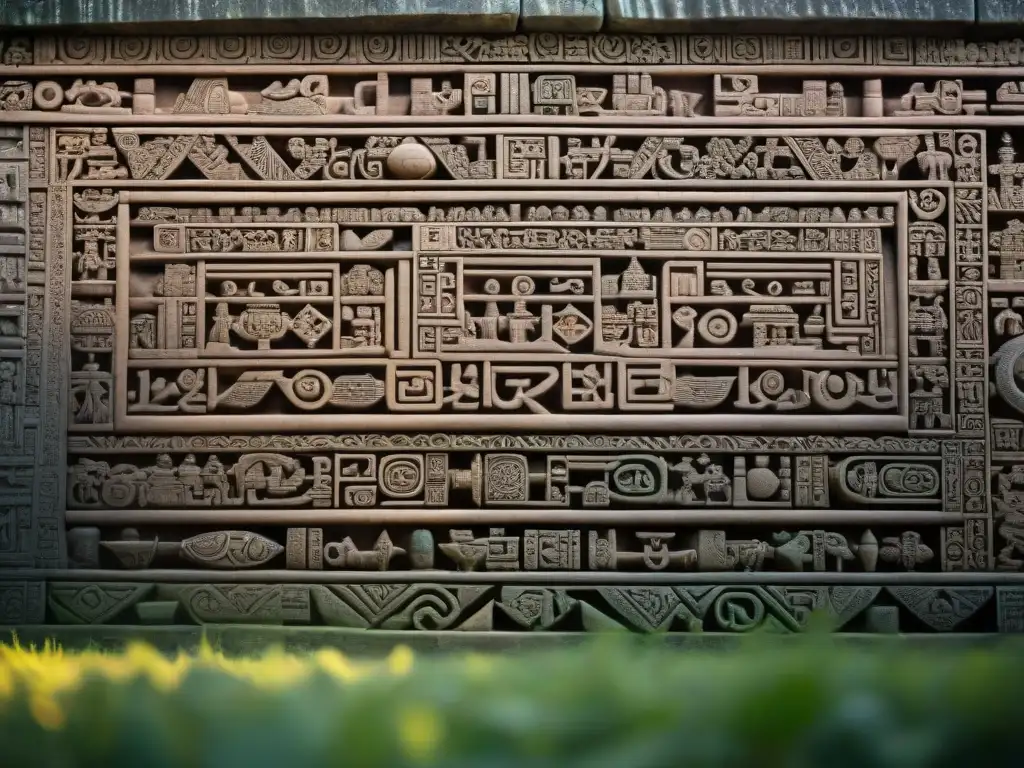 Detalles impresionantes de las tallas matemáticas en un templo maya: legado cultural y educativo