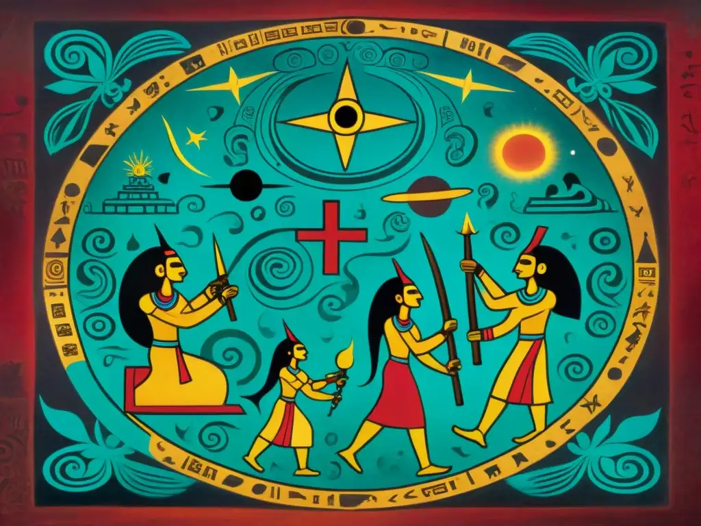 Detalles meticulosos de prácticas culturales Maya para eclipses en el Códice