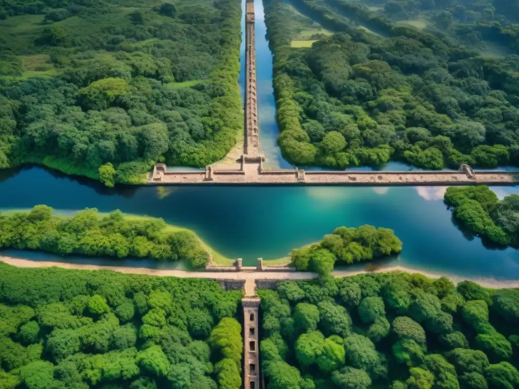 Ingeniería hidráulica maya: red de canales y reservorios Detalles de la red de agua en sitio arqueológico maya destacan la importancia de sus sistemas hidráulicos