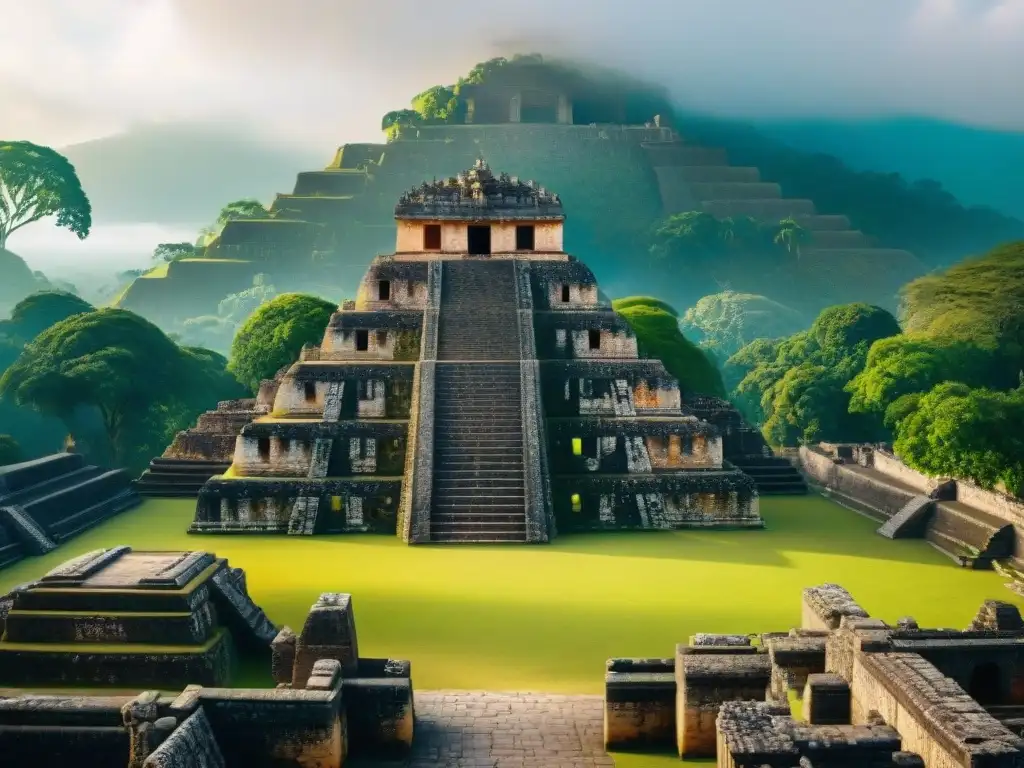 Reconstrucción digital de Copán: Comparación de ruinas actuales con representación digital en 8k