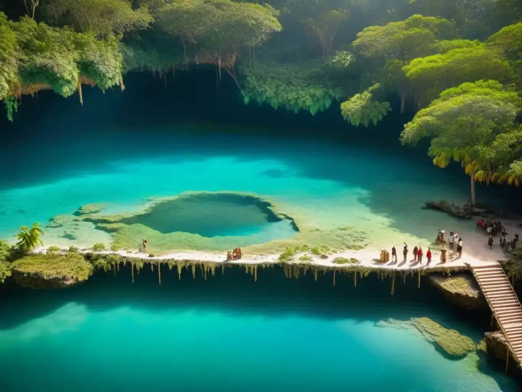 Emocionante excavación de cenote en Yucatán, revelando leyendas cenotes sagrados mayas