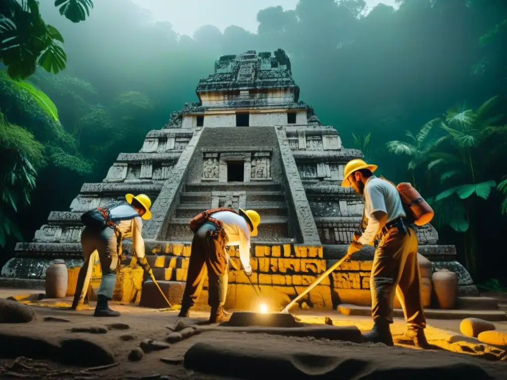 Emocionante descubrimiento arqueológico en un templo maya en la selva de Guatemala