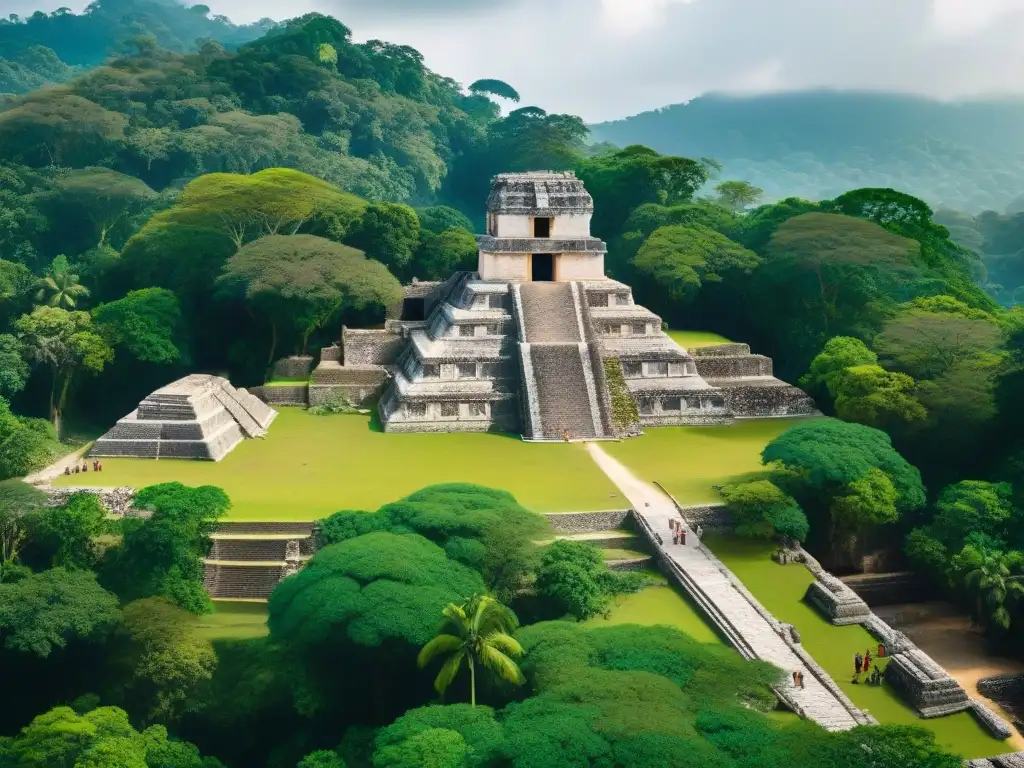 Equipo de arqueólogos desvelando secretos en Palenque, expedición revela historia de reyes mayas