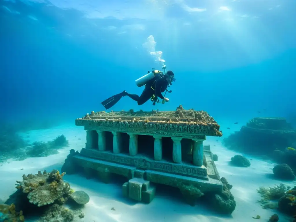 Un equipo de arqueólogos submarinos descubre artefactos mayas bajo el mar, revelando su misteriosa historia