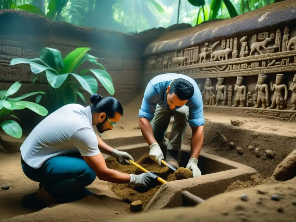 Excavación en tumba real maya: arqueólogos descubren historia antigua entre la selva