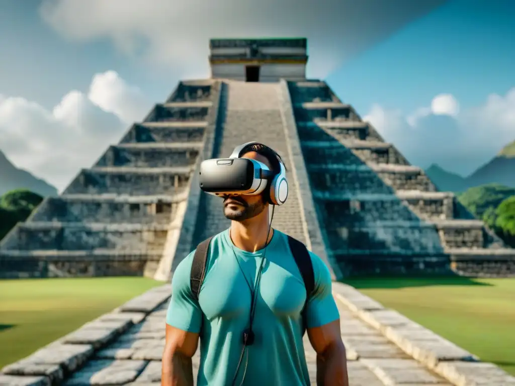 Experiencia en realidad virtual para explorar Chichén Itzá con detalle asombroso