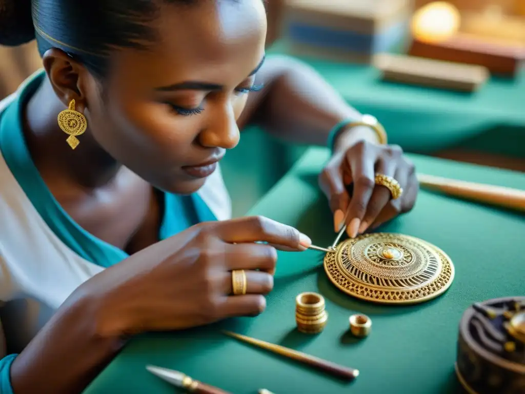 Artesano maya crea joyería: tradición e innovación Un experto artesano crea una joya inspirada en la cultura maya, fusionando técnica ancestral con herramientas modernas