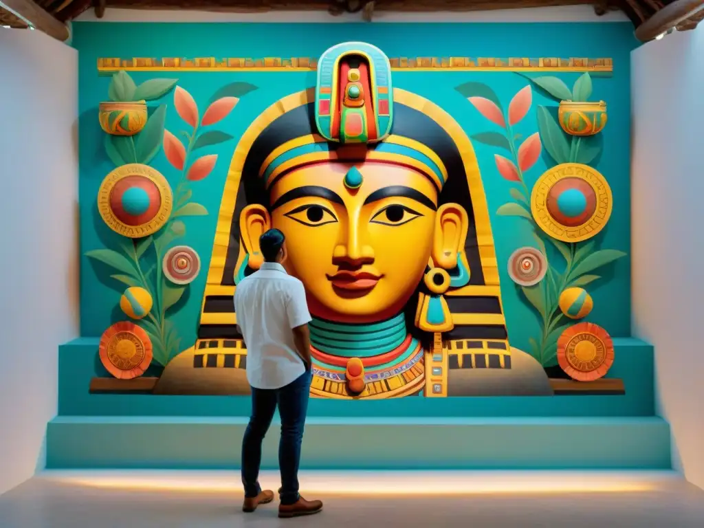 Expertos restauran mural maya con tecnología 3D, fusionando arte ancestral con innovación moderna