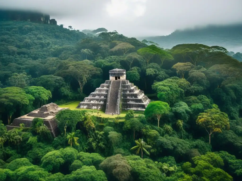 Exploración de ruinas mayas con tecnologías verdes para conservación