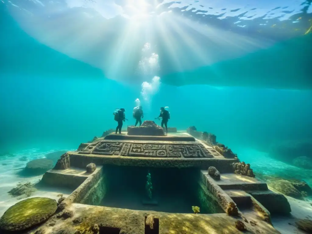 Exploración del tesoro sumergido de la civilización maya por arqueólogos submarinos