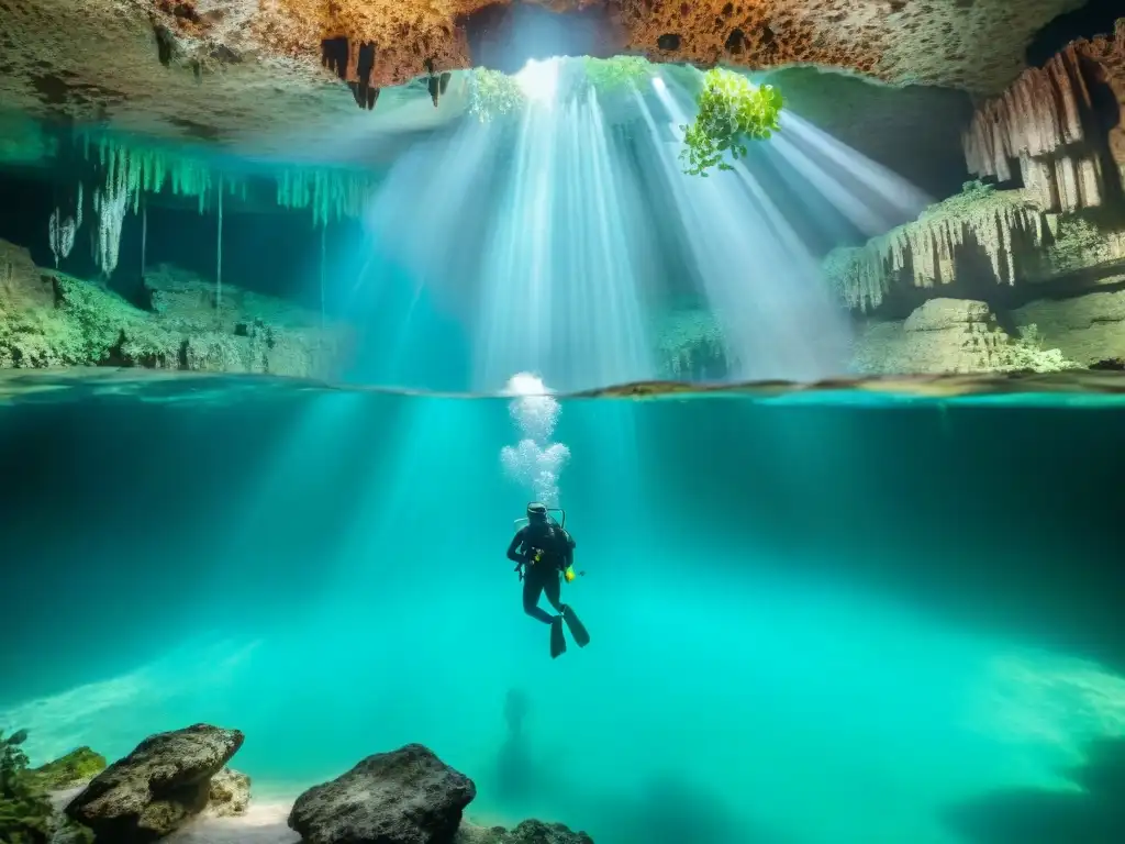 Explorando la gestión del agua en cenotes: un impresionante sistema subterráneo en la Península de Yucatán