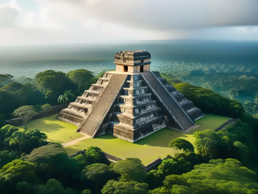 Descubre la grandeza de El Mirador en ruinas mayas entre la selva