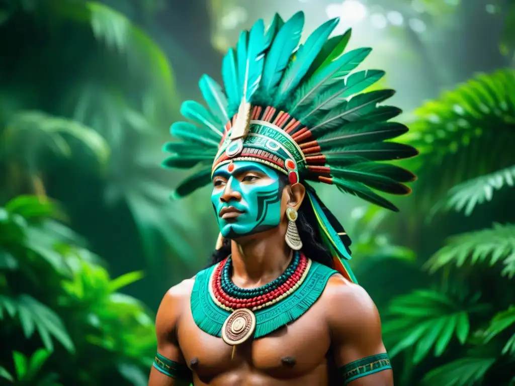 Un guerrero maya se fortalece física y mentalmente en la selva, con técnicas ancestrales